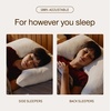 image:imageCoop Home Goods Adjustable Latex Crescent Pillow Queen Talalay Latex amp Microfiber Fill Ergonomic Shape Naturally Cooling EcoFriendly Medium Firm for Back and Side Sleepers GREENGUARD GoldCrescent
