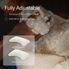 image:imageCoop Home Goods Adjustable Latex Crescent Pillow Queen Talalay Latex amp Microfiber Fill Ergonomic Shape Naturally Cooling EcoFriendly Medium Firm for Back and Side Sleepers GREENGUARD GoldCrescent