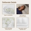 image:imageCoop Home Goods Adjustable Orthopedic Pillow Queen Ergonomic Cervical Neck Support Memory Foam Pillows for Side amp Back Sleepers Breathable Washable Cover GREENGUARD amp CertiPURUS CertifiedKing