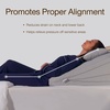 image:imageCoop Home Goods Adjustable Wedge Pillow Ergonomic Memory Foam Pillow for Elevated Leg amp Back Support Pregnancy Acid Reflux Sleep Comfort amp Recovery CertiPURUS amp GreenGuard Gold Certified