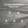 image:imageCoop Home Goods Cool Cooling Bed Sheets 4 Piece Full Sheet Set Dove Grey Breathable Cooling and Super Soft Luxury Spa amp Hotel Quality Full Size Bed SetDove Grey