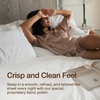 image:imageCoop Home Goods Cool Cooling Bed Sheets 4 Piece Full Sheet Set Dove Grey Breathable Cooling and Super Soft Luxury Spa amp Hotel Quality Full Size Bed SetWhite