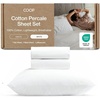 image:imageCoop Home Goods Cool Cooling Bed Sheets 4 Piece Full Sheet Set Dove Grey Breathable Cooling and Super Soft Luxury Spa amp Hotel Quality Full Size Bed SetWhite