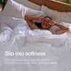image:imageCoop Home Goods Cool Cooling Bed Sheets 4 Piece Full Sheet Set Dove Grey Breathable Cooling and Super Soft Luxury Spa amp Hotel Quality Full Size Bed SetWhite