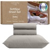 image:imageCoop Home Goods Cool Cooling Bed Sheets 4 Piece Full Sheet Set Dove Grey Breathable Cooling and Super Soft Luxury Spa amp Hotel Quality Full Size Bed SetDove Grey