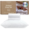 image:imageCoop Home Goods Cool Cooling Bed Sheets 4 Piece Full Sheet Set Dove Grey Breathable Cooling and Super Soft Luxury Spa amp Hotel Quality Full Size Bed SetWhite