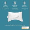image:imageCoop Home Goods Cool Side Crescent Pillowcase Queen Size Cooling Pillow Case for Hot Sleepers Crescent Shape TwoSided Pillow Covers Cozy Side amp Cool Side Ultra Soft Lulltra Cool TechnologyCrescent