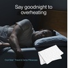 image:imageCoop Home Goods Cool Side Crescent Pillowcase Queen Size Cooling Pillow Case for Hot Sleepers Crescent Shape TwoSided Pillow Covers Cozy Side amp Cool Side Ultra Soft Lulltra Cool TechnologyTravel