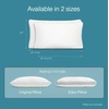 image:imageCoop Home Goods Cool Side Crescent Pillowcase Queen Size Cooling Pillow Case for Hot Sleepers Crescent Shape TwoSided Pillow Covers Cozy Side amp Cool Side Ultra Soft Lulltra Cool TechnologyStandard