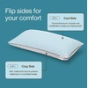 image:imageCoop Home Goods Cool Side Crescent Pillowcase Queen Size Cooling Pillow Case for Hot Sleepers Crescent Shape TwoSided Pillow Covers Cozy Side amp Cool Side Ultra Soft Lulltra Cool TechnologyStandard