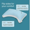 image:imageCoop Home Goods Cool Side Crescent Pillowcase Queen Size Cooling Pillow Case for Hot Sleepers Crescent Shape TwoSided Pillow Covers Cozy Side amp Cool Side Ultra Soft Lulltra Cool TechnologyCrescent