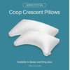 image:imageCoop Home Goods Cool Side Crescent Pillowcase Queen Size Cooling Pillow Case for Hot Sleepers Crescent Shape TwoSided Pillow Covers Cozy Side amp Cool Side Ultra Soft Lulltra Cool TechnologyCrescent