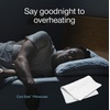 image:imageCoop Home Goods Cool Side Crescent Pillowcase Queen Size Cooling Pillow Case for Hot Sleepers Crescent Shape TwoSided Pillow Covers Cozy Side amp Cool Side Ultra Soft Lulltra Cool TechnologyStandard