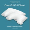image:imageCoop Home Goods Cool Side Crescent Pillowcase Queen Size Cooling Pillow Case for Hot Sleepers Crescent Shape TwoSided Pillow Covers Cozy Side amp Cool Side Ultra Soft Lulltra Cool TechnologyCutout