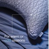 image:imageCoop Home Goods Cool Side Crescent Pillowcase Queen Size Cooling Pillow Case for Hot Sleepers Crescent Shape TwoSided Pillow Covers Cozy Side amp Cool Side Ultra Soft Lulltra Cool TechnologyCrescent