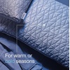 image:imageCoop Home Goods Cool Side Crescent Pillowcase Queen Size Cooling Pillow Case for Hot Sleepers Crescent Shape TwoSided Pillow Covers Cozy Side amp Cool Side Ultra Soft Lulltra Cool TechnologyTravel