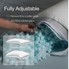 image:imageCoop Home Goods Eden Bed Pillow Queen Size for Sleeping on Back Stomach and Side Sleeper Medium Soft Memory Foam Cooling Gel  CertiPURUSGREENGUARD GoldCrescent