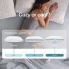 image:imageCoop Home Goods Eden Bed Pillow Queen Size for Sleeping on Back Stomach and Side Sleeper Medium Soft Memory Foam Cooling Gel  CertiPURUSGREENGUARD GoldClassic