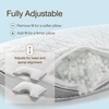 image:imageCoop Home Goods Eden Bed Pillow Queen Size for Sleeping on Back Stomach and Side Sleeper Medium Soft Memory Foam Cooling Gel  CertiPURUSGREENGUARD GoldCutout