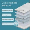 image:imageCoop Home Goods Eden Bed Pillow Queen Size for Sleeping on Back Stomach and Side Sleeper Medium Soft Memory Foam Cooling Gel  CertiPURUSGREENGUARD GoldCutout