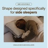 image:imageCoop Home Goods Eden Bed Pillow Queen Size for Sleeping on Back Stomach and Side Sleeper Medium Soft Memory Foam Cooling Gel  CertiPURUSGREENGUARD GoldCutout