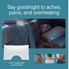 image:imageCoop Home Goods Eden Bed Pillow Queen Size for Sleeping on Back Stomach and Side Sleeper Medium Soft Memory Foam Cooling Gel  CertiPURUSGREENGUARD GoldCutout
