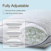 image:imageCoop Home Goods Eden Bed Pillow Queen Size for Sleeping on Back Stomach and Side Sleeper Medium Soft Memory Foam Cooling Gel  CertiPURUSGREENGUARD GoldClassic