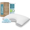 image:imageCoop Home Goods Eden Bed Pillow Queen Size for Sleeping on Back Stomach and Side Sleeper Medium Soft Memory Foam Cooling Gel  CertiPURUSGREENGUARD GoldCutout
