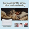 image:imageCoop Home Goods Eden Bed Pillow Queen Size for Sleeping on Back Stomach and Side Sleeper Medium Soft Memory Foam Cooling Gel  CertiPURUSGREENGUARD GoldClassic