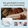image:imageCoop Home Goods Eden Bed Pillow Queen Size for Sleeping on Back Stomach and Side Sleeper Medium Soft Memory Foam Cooling Gel  CertiPURUSGREENGUARD GoldCutout