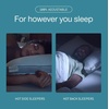 image:imageCoop Home Goods Eden Bed Pillow Queen Size for Sleeping on Back Stomach and Side Sleeper Medium Soft Memory Foam Cooling Gel  CertiPURUSGREENGUARD GoldCrescent