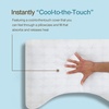 image:imageCoop Home Goods Essence Cooling Down Alternative Pillows Set of 2 Queen Size Adjustable Cooling Pillow for Hot Sleepers CoolTouch Luxury Hotel Pillows for Stomach Back or Side Sleepers 27x17Crescent