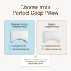 image:imageCoop Home Goods Essence Cooling Down Alternative Pillows Set of 2 Queen Size Adjustable Cooling Pillow for Hot Sleepers CoolTouch Luxury Hotel Pillows for Stomach Back or Side Sleepers 27x17Crescent