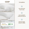 image:imageCoop Home Goods Essence Cooling Down Alternative Pillows Set of 2 Queen Size Adjustable Cooling Pillow for Hot Sleepers CoolTouch Luxury Hotel Pillows for Stomach Back or Side Sleepers 27x17Crescent