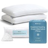 image:imageCoop Home Goods Essence Cooling Down Alternative Pillows Set of 2 Queen Size Adjustable Cooling Pillow for Hot Sleepers CoolTouch Luxury Hotel Pillows for Stomach Back or Side Sleepers 27x17Classic
