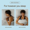 image:imageCoop Home Goods Essence Cooling Down Alternative Pillows Set of 2 Queen Size Adjustable Cooling Pillow for Hot Sleepers CoolTouch Luxury Hotel Pillows for Stomach Back or Side Sleepers 27x17Crescent