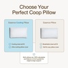 image:imageCoop Home Goods Essence Cooling Down Alternative Pillows Set of 2 Queen Size Adjustable Cooling Pillow for Hot Sleepers CoolTouch Luxury Hotel Pillows for Stomach Back or Side Sleepers 27x17Classic