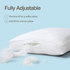 image:imageCoop Home Goods Essence Cooling Down Alternative Pillows Set of 2 Queen Size Adjustable Cooling Pillow for Hot Sleepers CoolTouch Luxury Hotel Pillows for Stomach Back or Side Sleepers 27x17Classic