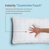 image:imageCoop Home Goods Essence Cooling Down Alternative Pillows Set of 2 Queen Size Adjustable Cooling Pillow for Hot Sleepers CoolTouch Luxury Hotel Pillows for Stomach Back or Side Sleepers 27x17Classic