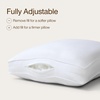 image:imageCoop Home Goods Essence Cooling Down Alternative Pillows Set of 2 Queen Size Adjustable Cooling Pillow for Hot Sleepers CoolTouch Luxury Hotel Pillows for Stomach Back or Side Sleepers 27x17Classic