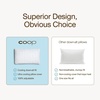 image:imageCoop Home Goods Essence Cooling Down Alternative Pillows Set of 2 Queen Size Adjustable Cooling Pillow for Hot Sleepers CoolTouch Luxury Hotel Pillows for Stomach Back or Side Sleepers 27x17Classic