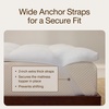 image:imageCoop Home Goods Essence Down Alternative Mattress Topper Queen Plush 2Inch Gusset and Baffle Box Design for Even Support and Comfort Premium Bed Topper for Pressure Relief OekoTEX CertifiedTwin XL