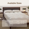 image:imageCoop Home Goods Essence Down Alternative Mattress Topper Queen Plush 2Inch Gusset and Baffle Box Design for Even Support and Comfort Premium Bed Topper for Pressure Relief OekoTEX CertifiedFull