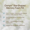image:imageCoop Home Goods Extra Oomph AC Fill GelInfused Memory Foam amp Poly Fill Extra Fill Bag Refill for Eden Memory Foam Pillow GREENGUARD Gold and CertiPURUS CertifiedExtra Oomph for Orthopedic Pillow