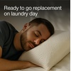 image:imageCoop Home Goods Latex Pillow Case Queen UltraSoft Breathable CottonBlend Pillowcase with Zipper Machine Washable EcoFriendly Quilted Case for Adjustable PillowsStandard