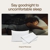image:imageCoop Home Goods Latex Pillow Case Queen UltraSoft Breathable CottonBlend Pillowcase with Zipper Machine Washable EcoFriendly Quilted Case for Adjustable PillowsStandard