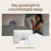 image:imageCoop Home Goods Latex Pillow Case Queen UltraSoft Breathable CottonBlend Pillowcase with Zipper Machine Washable EcoFriendly Quilted Case for Adjustable PillowsCutout