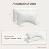 image:imageCoop Home Goods Latex Pillow Case Queen UltraSoft Breathable CottonBlend Pillowcase with Zipper Machine Washable EcoFriendly Quilted Case for Adjustable PillowsCrescent