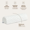image:imageCoop Home Goods Leg Support amp Knee Pillow for Side Sleeper Adjustable Soft Orthopedic Leg Pillow for Sleeping Pregnancy Sciatica Back Hip and Joint Support with Washable CoverBolster