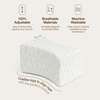 image:imageCoop Home Goods Leg Support amp Knee Pillow for Side Sleeper Adjustable Soft Orthopedic Leg Pillow for Sleeping Pregnancy Sciatica Back Hip and Joint Support with Washable CoverKnee